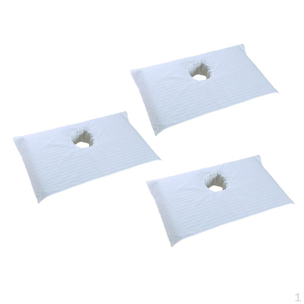 

3x Massage SPA Treatment Bed Cover Sheet With Breath Hole White