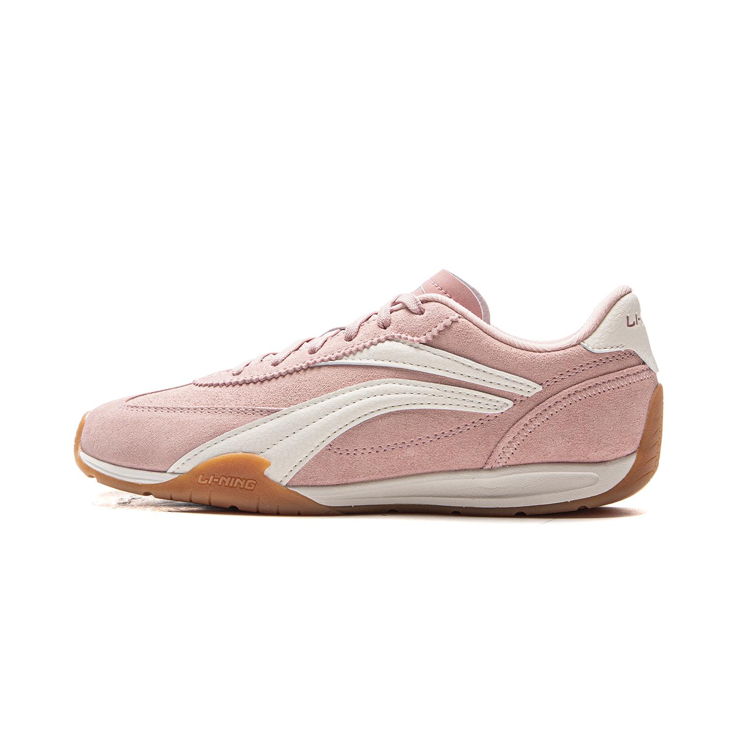 

Li Ning Film TURBO Slip Resistant, Abrasion Resistant, Lightweight Low top Casual Shoes Women s Pink White AGLV236-2 39
