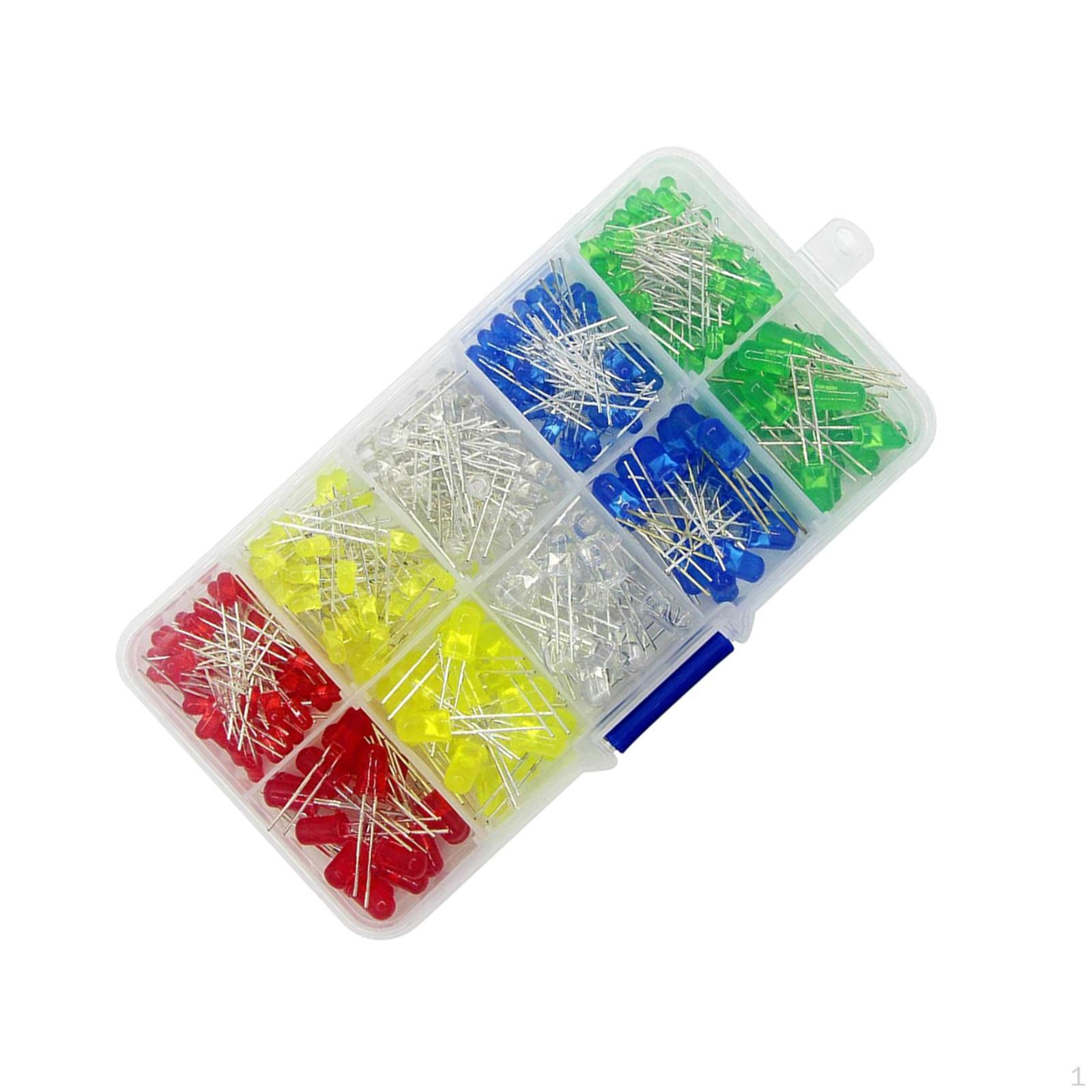 

300x LED Two Electrode Valve Kit Emitting Diodes Bright Lighting Bulb Lamps