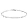 KRKCCO Tennis Bracelet Women Width 2 3 4 5mm Zirconia K14 Gold Plated Surgical Stainless Steel CZ Diamond Mens Metal Allergy Friendly Sparkling Shiny