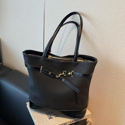 Simple Retro Premium Bucket Bag Women's Autumn and Winter New Fashionable Large-capacity Versatile Casual Shoulder Bag