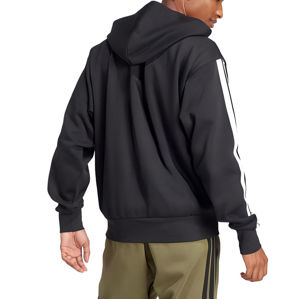 adidas Free Shipping With AdiClub Essentials 3 Stripes Fleece Hoodie JD1870