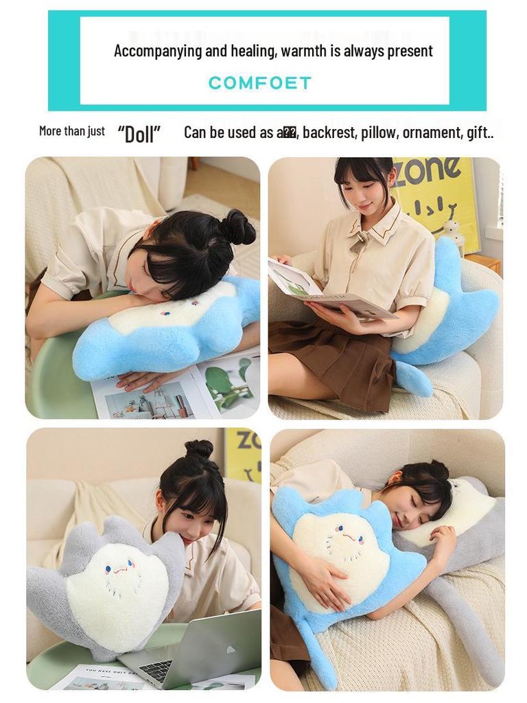 Adorable Devil Ray Plush Toy for Kids - Ocean-Themed Stuffed Animal Doll