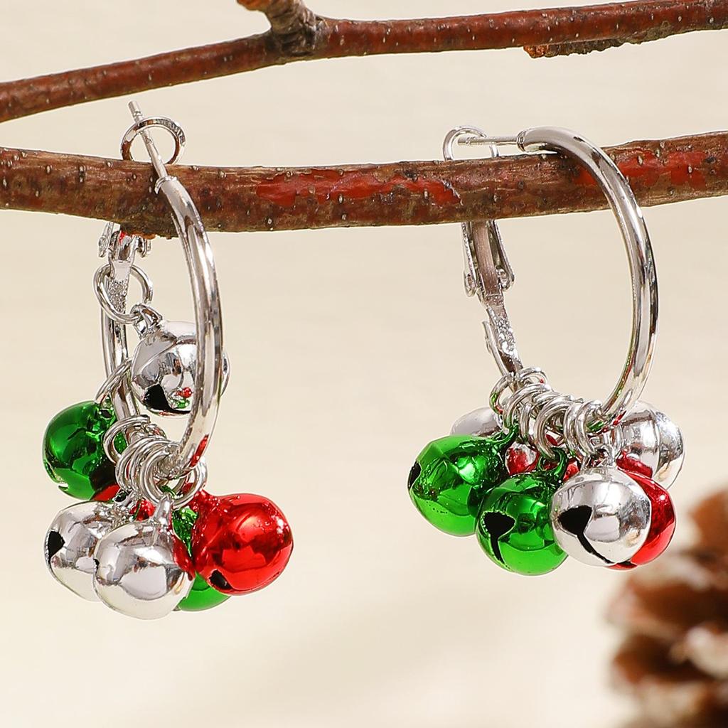 European & American Christmas Earrings: Santa, Snowman, Bells, Socks, Candy Canes - Holiday Gift Collection