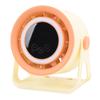 Desk Fan USB Rechargeable Quiet Portable Desktop Turbo Fan with LED Light for Office Bedroom Outdoor Camping