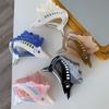Sweet Tuna Hair Claw Korean Style Marine Organisms Shark Clip Acetate Ocean Tunny Hair Clip  Female