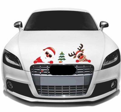 Vánoční dekorace Samolepka na auto Samolepka Santa Claus Los Vánoční stromek Samolepka Dekorace na auto