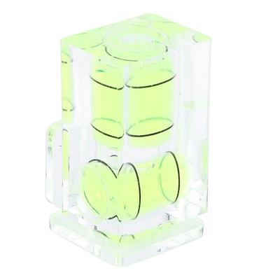 Plastic Two Dimensional Small Hot Shoe Protector Cover Bubble Level for Universal SLR Camera