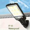 Solar Street Lights with Remote Control,3 Modes of Sensing, Outdoor Garden Wall Lights, Courtyard Lighting, Modern and Durable Lighting