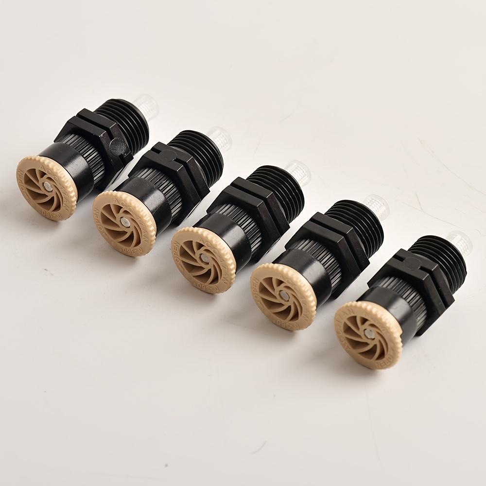 5Pcs - 360 °   Rotating Lawn Watering Head, Adjustable Spray Modes, Suitable For Underground Garden Sprinklers In Large/Small Areas, Compatible