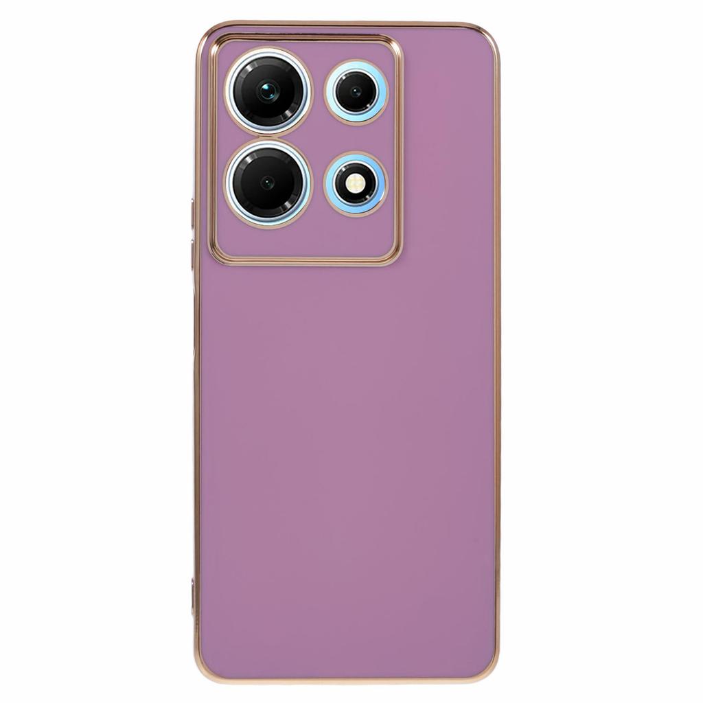 Pour Infinix Note 30 5G Coque Arrière Souple en TPU Électroplacage 6D