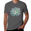 Succulent Plant Tshirt Stain Resistant Casual Tee