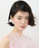 Lovuee Frost Rose Earrings Pink Wide Ribbon