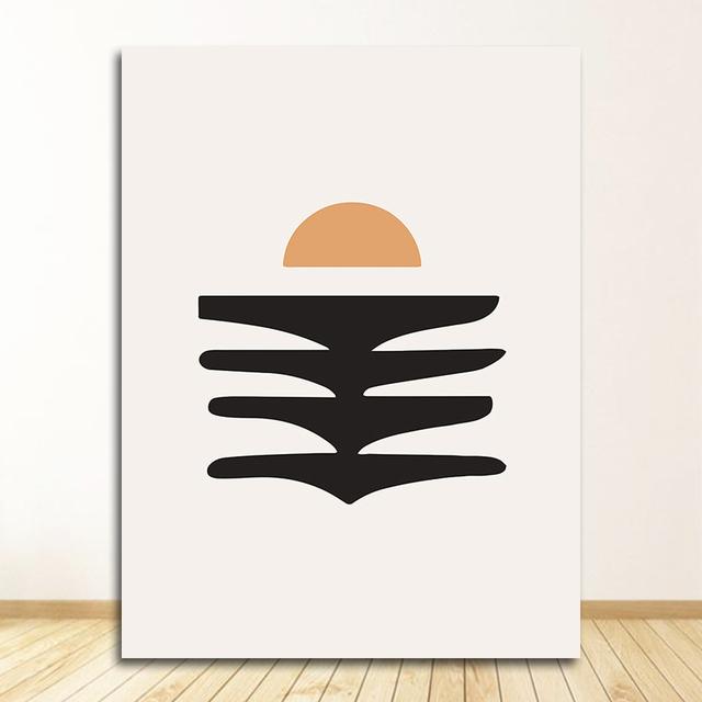Posters And Prints Wall Pictures For Living Room Decor Abstract Girl Plant Leaf Vintage Poster Wall Art Canvas Painting Nordic