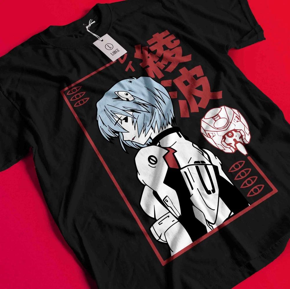 Neon Genesis Evangelion TShirt Eva Shirt Ayanami Tshirt Mari Tee Misato Asuka S