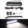 Motorcycle Headlight Light Handlebar LED Light Bar Set 60W LED With switch Kit Fits Most 7/8” Handlebars White Yellow Flicker