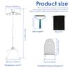 Adjustable Garment Hanger Folding Garment Steamer Rack Portable Steam Iron Steamer Hanger Versatile Steam Stand Clothes for Home