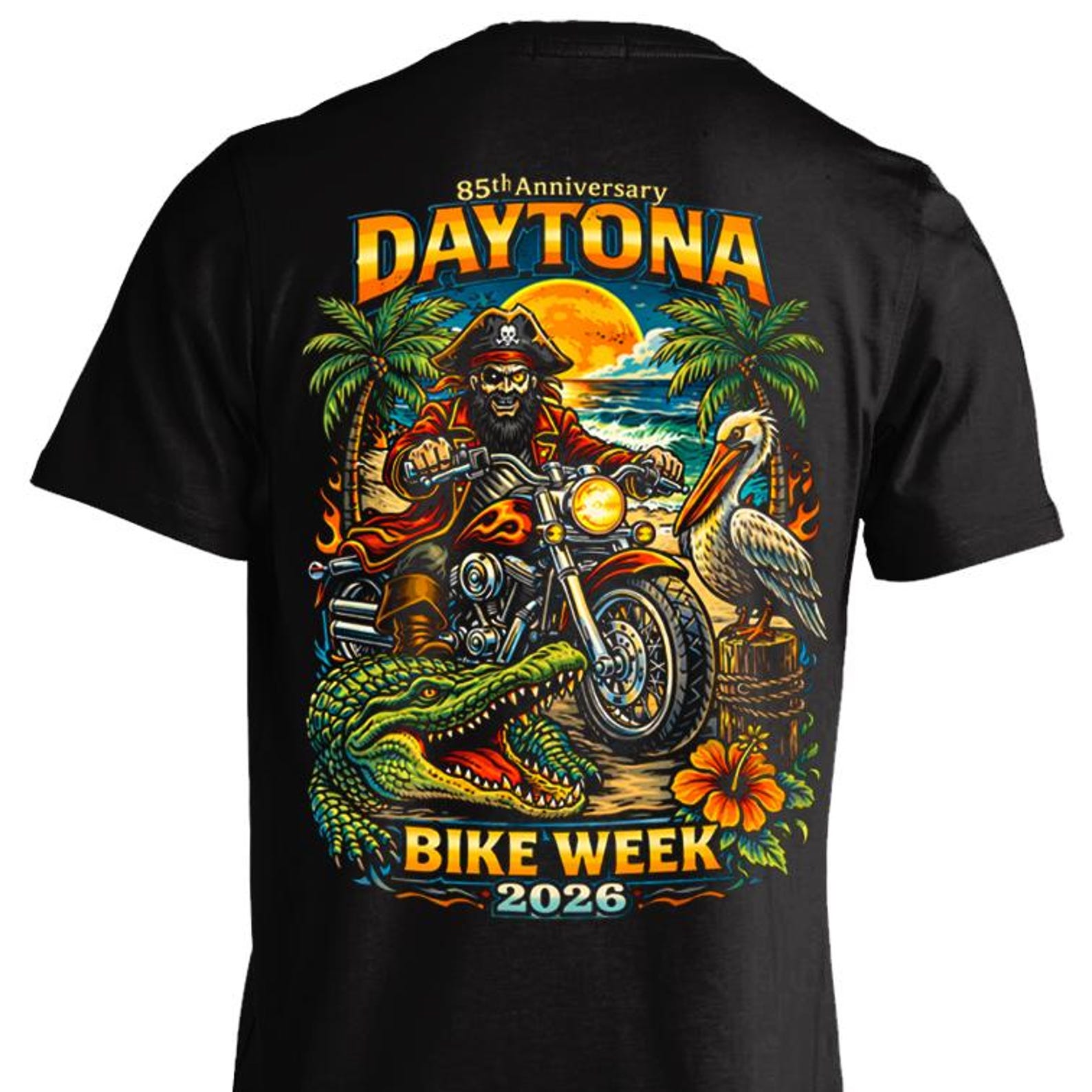 2026 Daytona Bike Week Pirate Rider - 85th Anniversary S