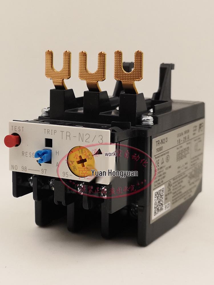 

Original Japanese Fuji SC Thermal Overload Relay, Models: TR-0N ON/3, TR-5-1N/3, TR-N2/3, TR-N3 5-1N/3-0.36-0.54A