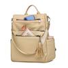 Women's Multi-Function Shoulder Bag Tassel Backpack