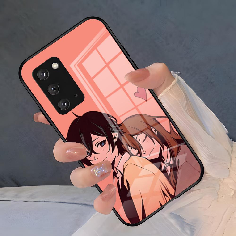 Anime Horimiya Phone Case For Samsung S26 S25 Plus S20 S20 Plus S22 Ultra S23 FE S21 Plus S21 Ultra Glass Cover