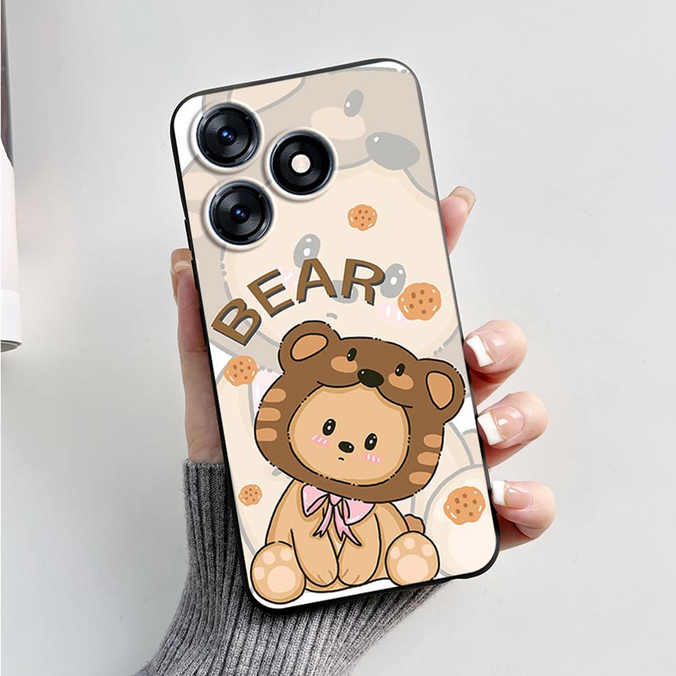 For Tecno Spark 10 Pro Case 2023 Fashion Marble Silicone Black Soft Covers For Tecno Spark 10C Spark10 Pro KI7 KI5q KI5k Bumper