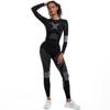 Seamless Yoga Sets Nessaj Women Long Sleeve Gym Fitness Suits Nylon Knitted High Waist Running Sportswear