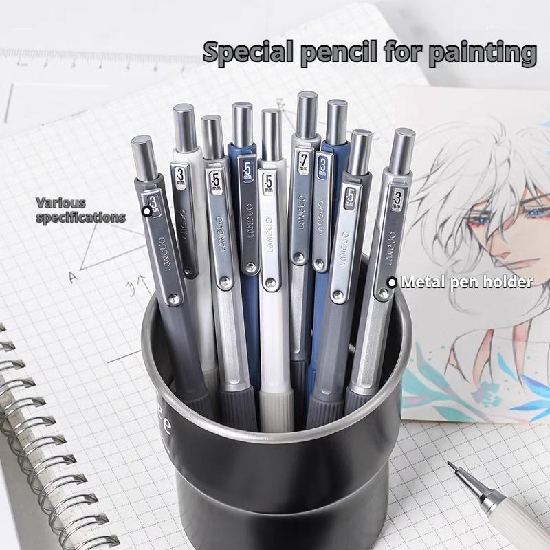 0.3 0.5 0.7mm Automatic Pencils Low Center of Gravity Retractable Nib Mechanical Pencil Set School Writing Art Painting Tools