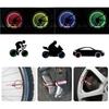 2/4Pcs Neon Motorcycle Tire Lights Bike LED Light Tire Valve Cap Flashlight Wheel Spoke Lightweight Car Motorcycle Accessories