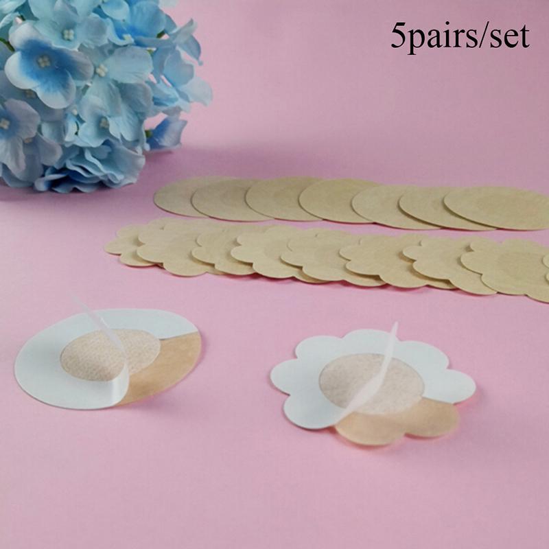 10Pcs Women Disposable Bra Pad Patch Invisible Breast Nipple Cover Sticker