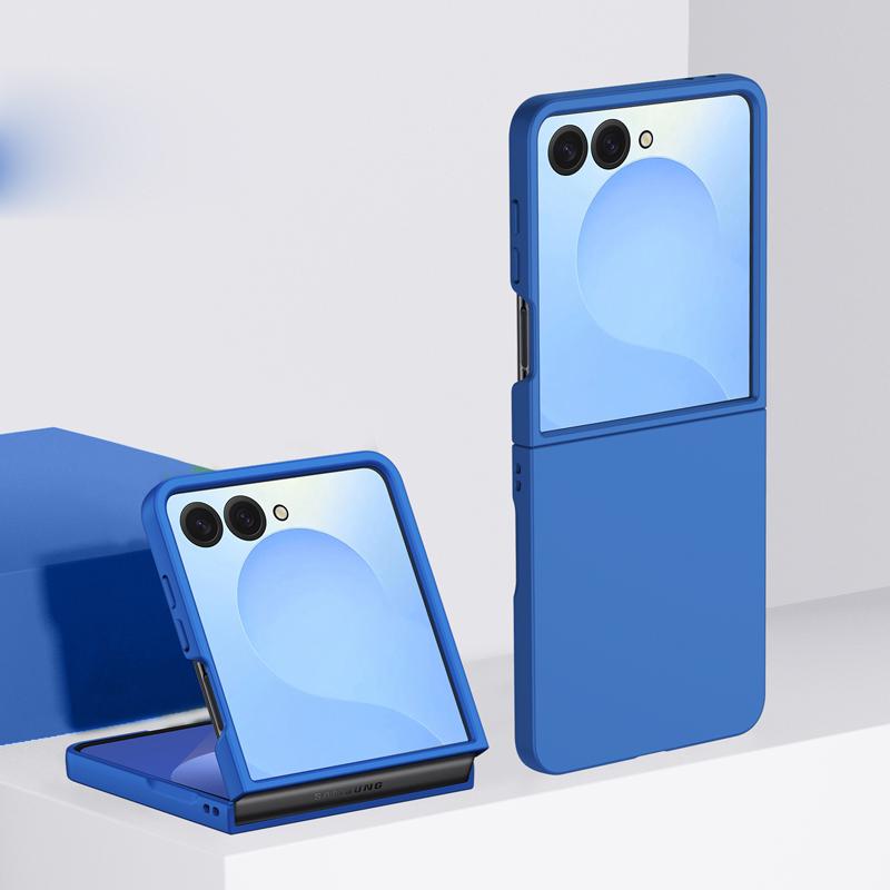 Phone Case for Samsung Z Flip 7 FE 6 5 4 3 Flip7 Flip6 Flip5 Flip4 5G Protective Cover Slim Thin Candy Cute Skin Feel