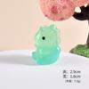 6Pcs Multicolors Luminous Unicorn Animal Miniatures Resin Ornaments Fairy Garden Decoration Micro Landscape