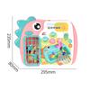 Toddler Sink Toy Play Sink with Running Water Automatic Water Cycle System Kitchen Kid Pretend Role Play Dinosaur Dishwasher Toy