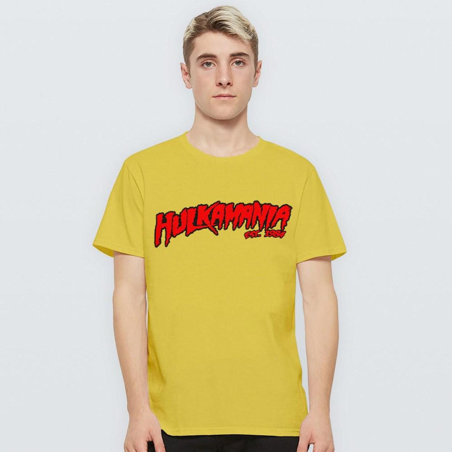 Hulk Hogan Hulkamania T-Shirt, Men s and Women s Sizes (HLH-34346) XL