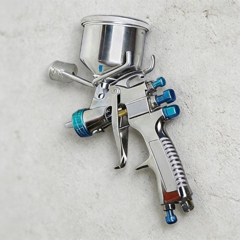 Heavy Duty Metal Sprayer Guns Bracket With Secure Cup Holder For Wall Or Workbench Mounting Sprayer Tool Rack