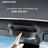 Para Volvo XC60 XC90 S60 S90 V90 estuche para gafas de coche 2018-2026 clip para gafas de techo almacenamiento de gafas de sol interior