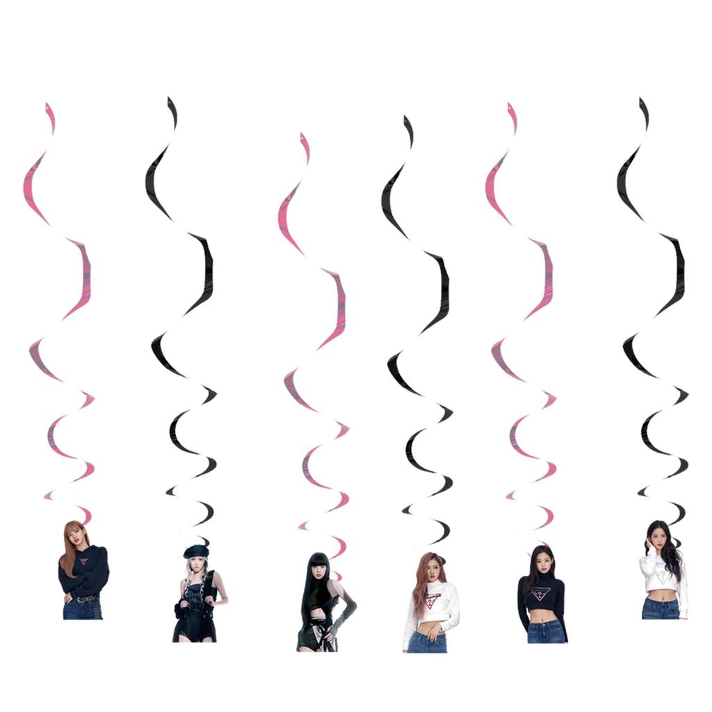 BLACKPINK Geburtstagsparty-Zubehör: Einwegteller, Becher, Servietten für Mädchen