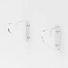 1 Set Stable Skateboard Wall Rack Lightweight Acrylic Wall-Mounted Skateboard Holder for Skateboard Shop