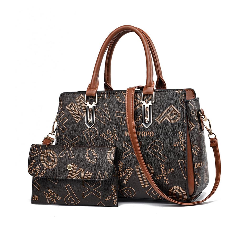 Schulter- und Geldbörsen-Crossbody-PU Groß Mehrere Fächer Perfekt für und NICOLE&DORIS Damen Tasche, Handtasche, Set, 2-teilige Tasche, 2-Wege, Leder, Kapazität,