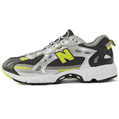 827 Schuhe Schwarz/Silber/Gelb ML827XA