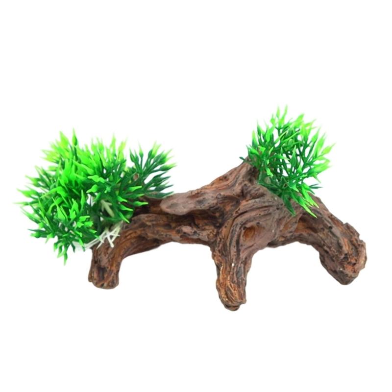 Life Like Tree Root Aquariums Ornament Easy To Clean Resin Fishtanks Landscape Decoration for Safe Fish Shrimp Habitats