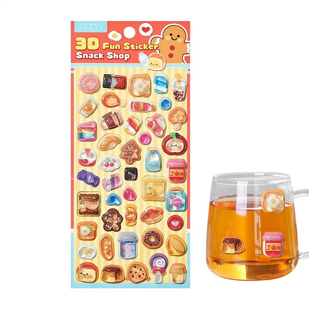 3D Stickers For Scrapbooking And Decoration - Decorative Labels For Smartphones Birthdays Classrooms Business Teacher School