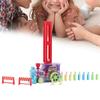 Domino Game Car Toy Set DIY Automatic Placement Domino Train Car Educational Toy80pcs Domino