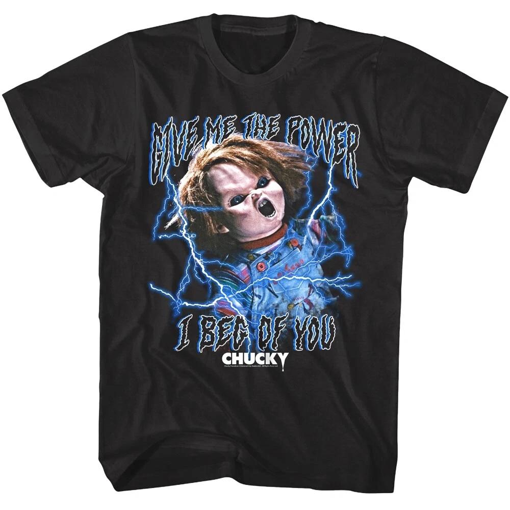 Childs Play Give Me The Power Chucky Men s T Shirt M