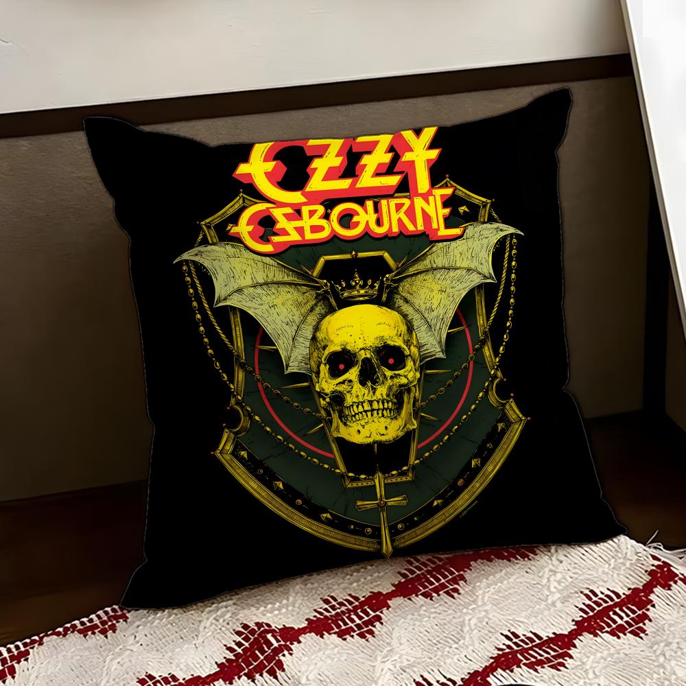 SingerOOzzy Osbournes Cushion Cover Reversible Soft Durable Pillow Cover Home Car MultiScene Use for Daily Comfort