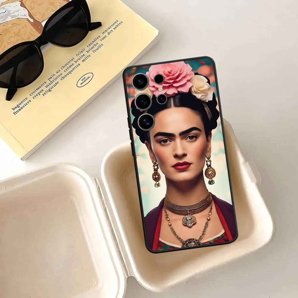 

Модный Чехол F-Frida K-KahlosS Для Samsung Galaxy Case S25 S23 S22 S21 S30 S20 S10 Ultra Plus FE Мягкий Чехол из ТПУ Samsung S20 FE