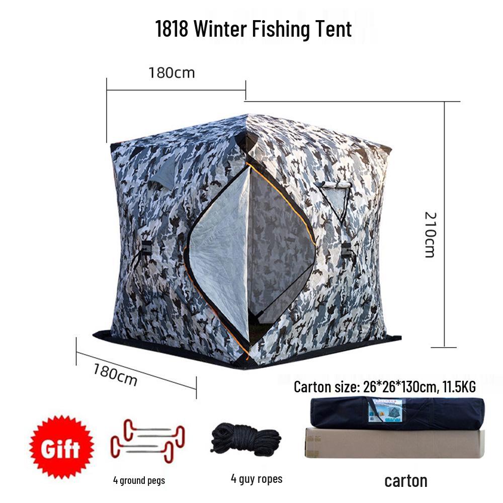 Flame Retardant Cotton Winter Camping & Ice Fishing Sauna Tent