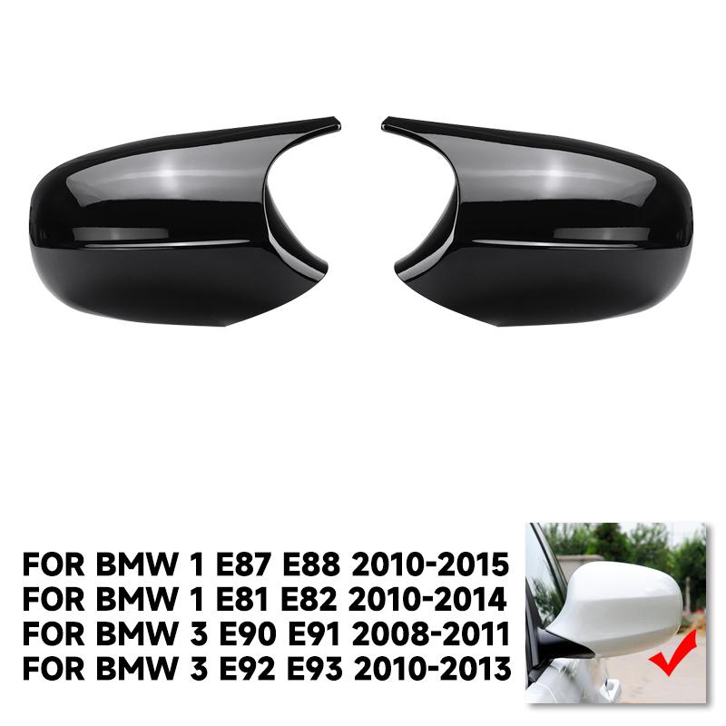 Side Rearview Mirror Cap Wing Mirror Cover Fit For BMW E90 E91 2005-2011 E92 E93 2006-2013 E81 E82 E88 E87 E88 Car Accessories