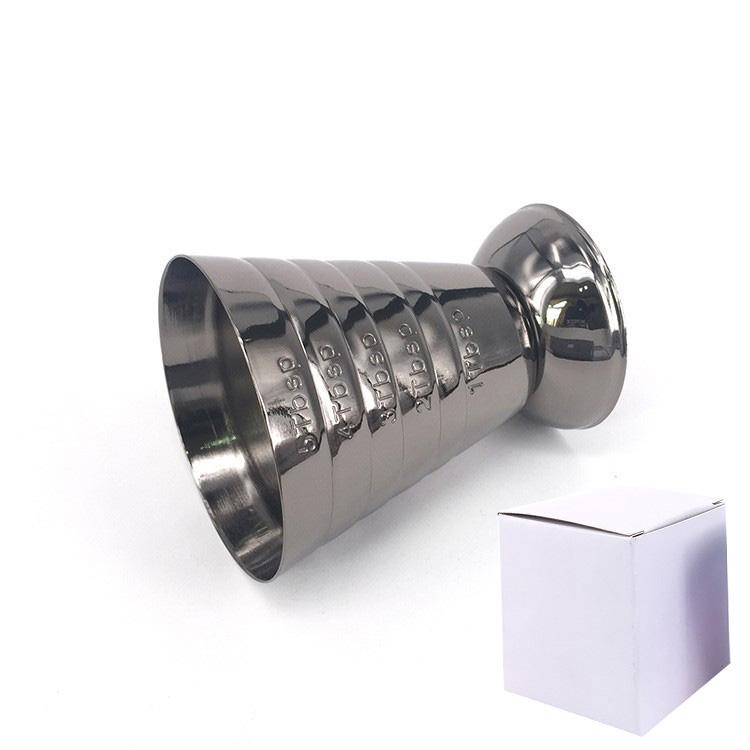 75ml Jigger Bar Edelstahl Magischer Messbecher 304 Cocktail Unzen Messbecher Mit Skala Multifunktions Cocktail Bar Werkzeug