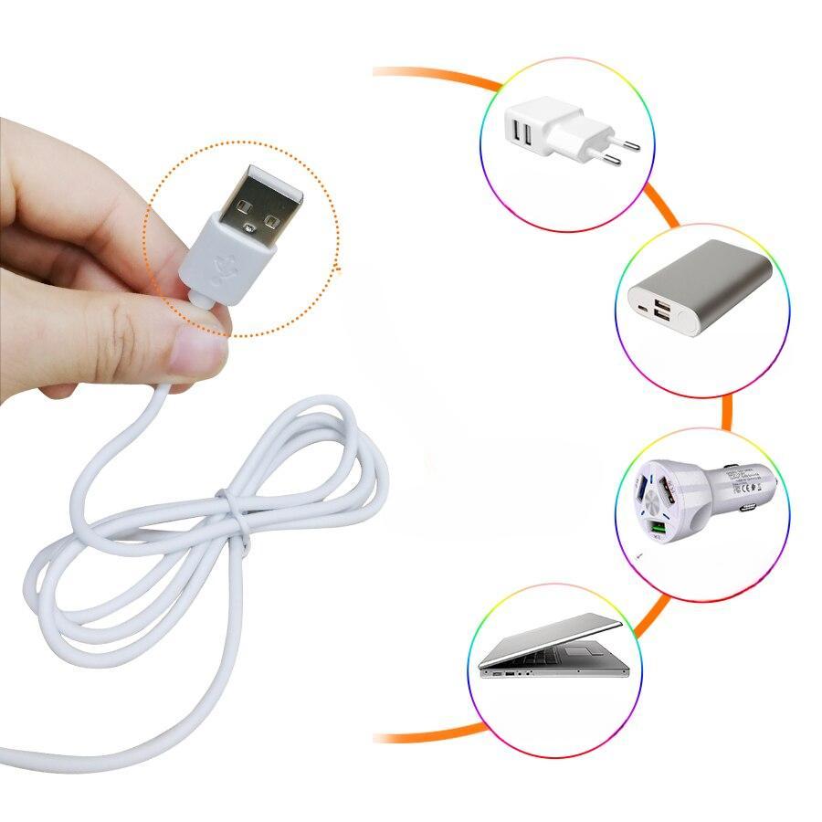 1PC USB LED Under Cabinet Light Bar Smart Lamp 5V Hand Sweep Sensor Lights Closet Wardrobe Bedroom Kitchen Light 3 Colors Changeable